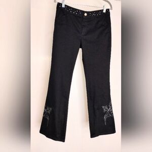 HARLEY DAVIDSON EMBELLISHED PANTS